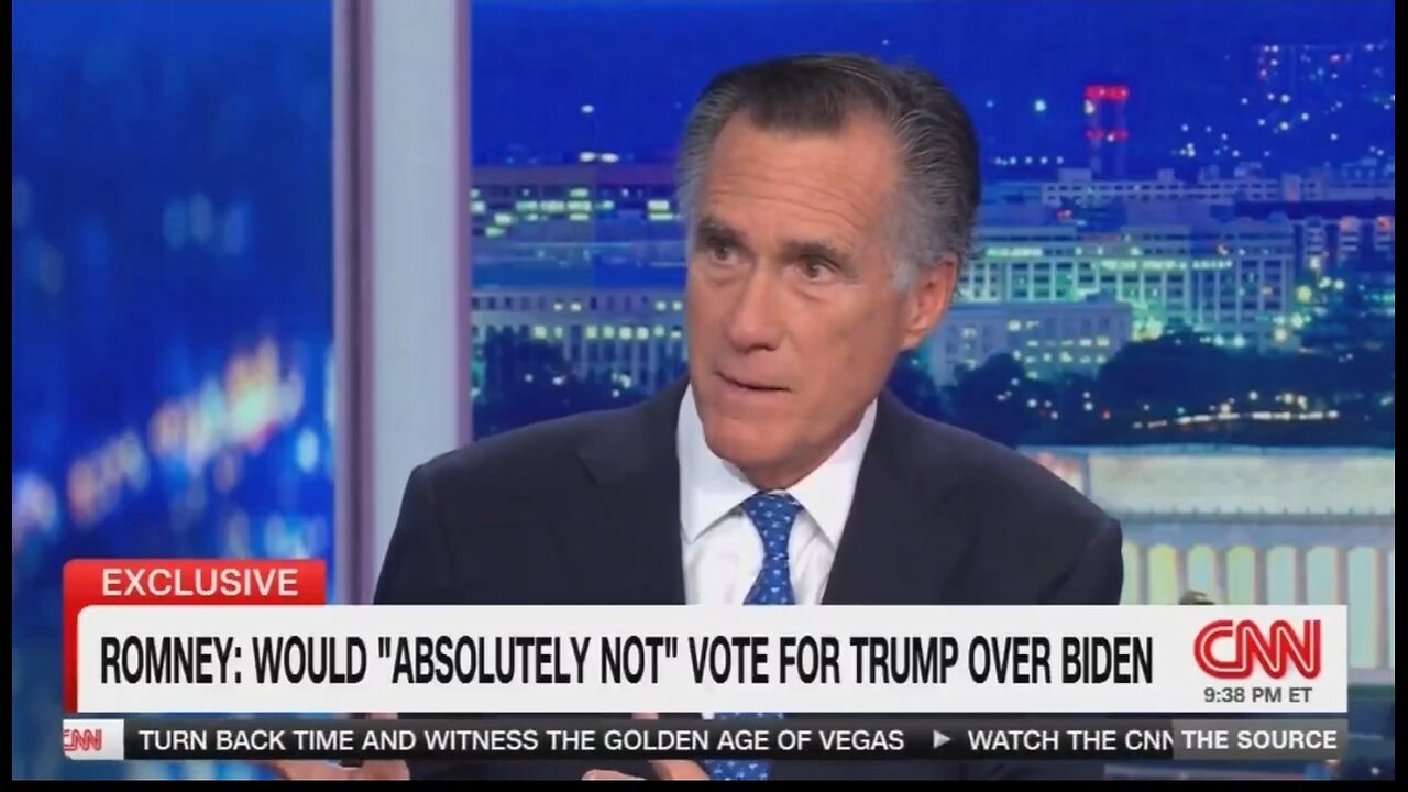 RINO Mitt Romney Is Voting For Joe Biden