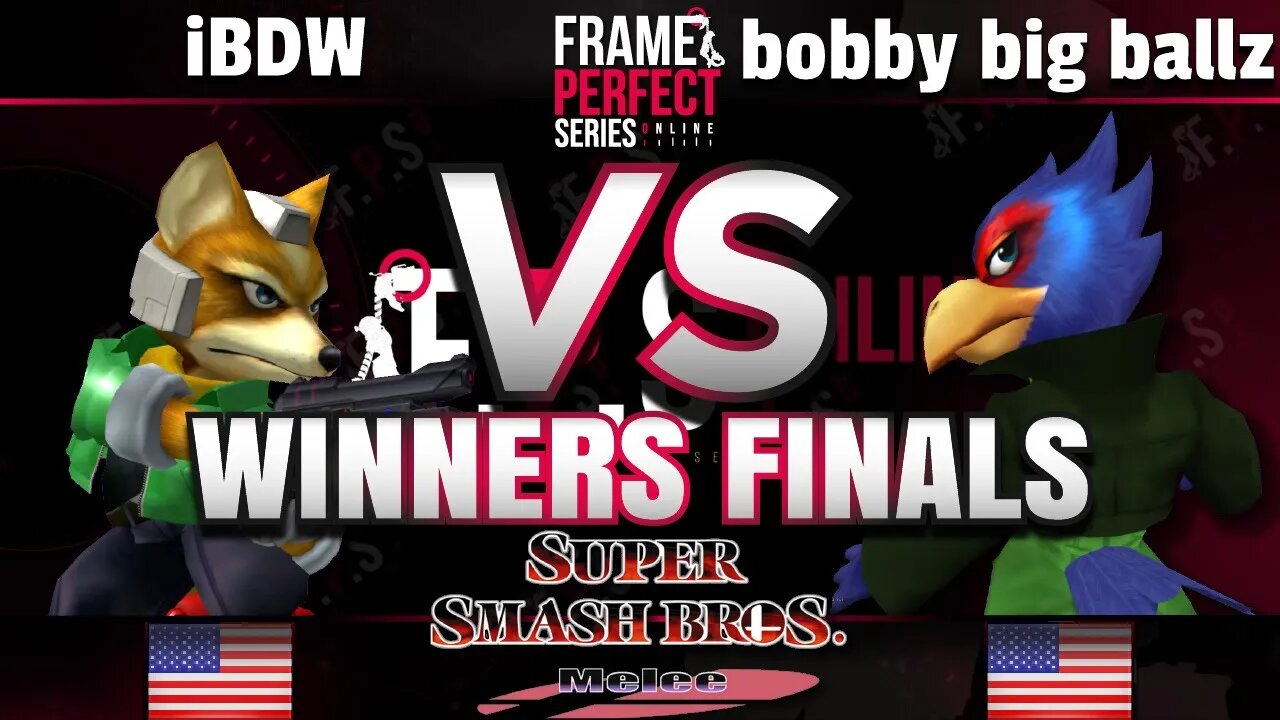 FPS2 Online Winners Finals - PG | iBDW (Fox) vs. BBB (Falco) - Smash Melee