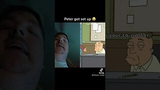 Peter got set up #comedy #funny #reaction #familyguy #shorts #fyp #peterparker #tiktok ￼