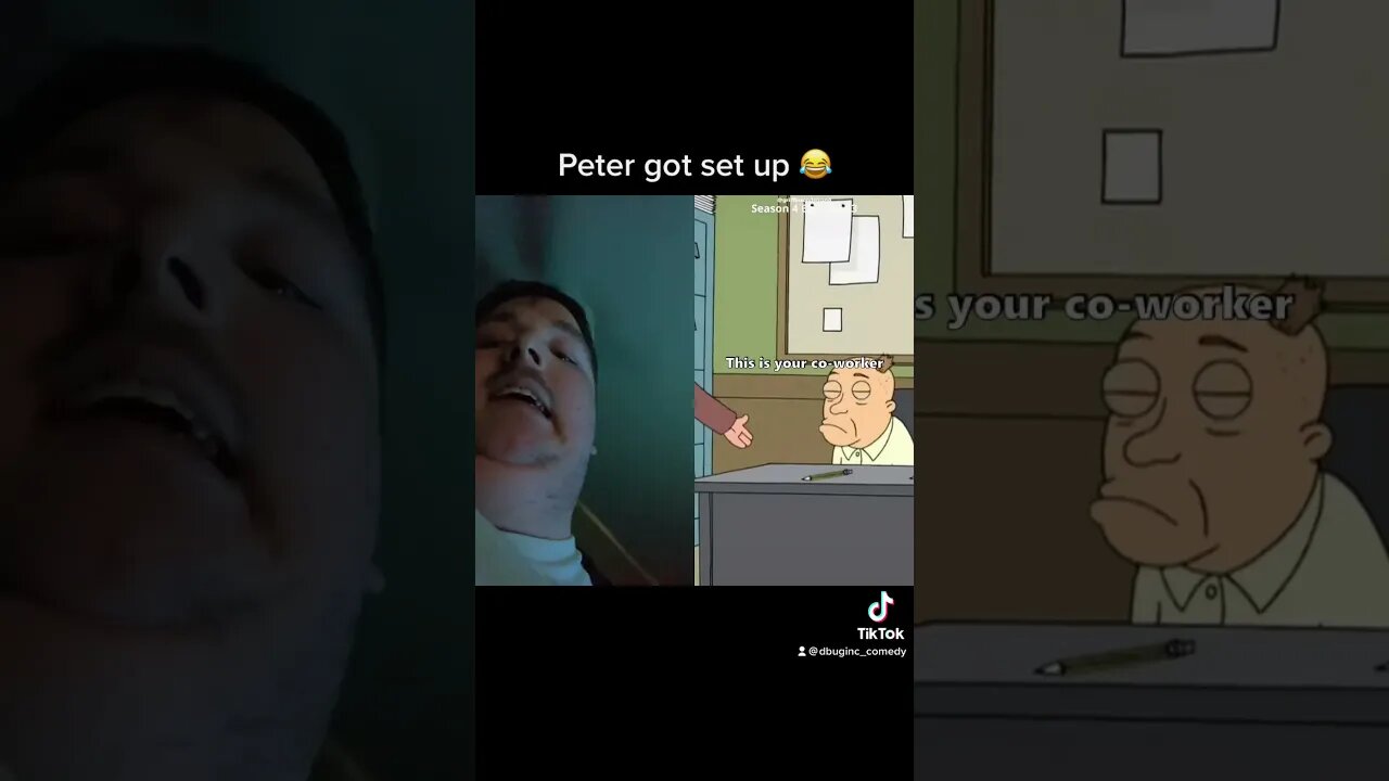 Peter got set up #comedy #funny #reaction #familyguy #shorts #fyp #peterparker #tiktok ￼