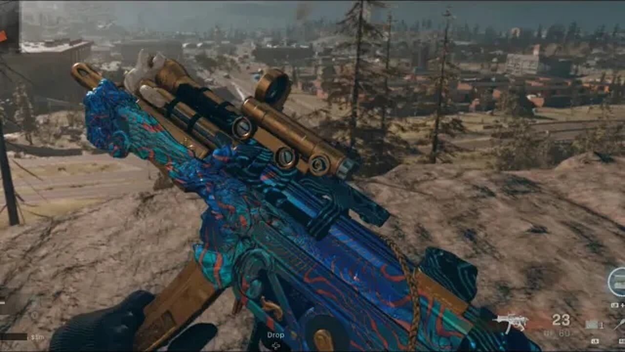 Damascus mastery camo on Cold War Mp5 (Roman Opulence)