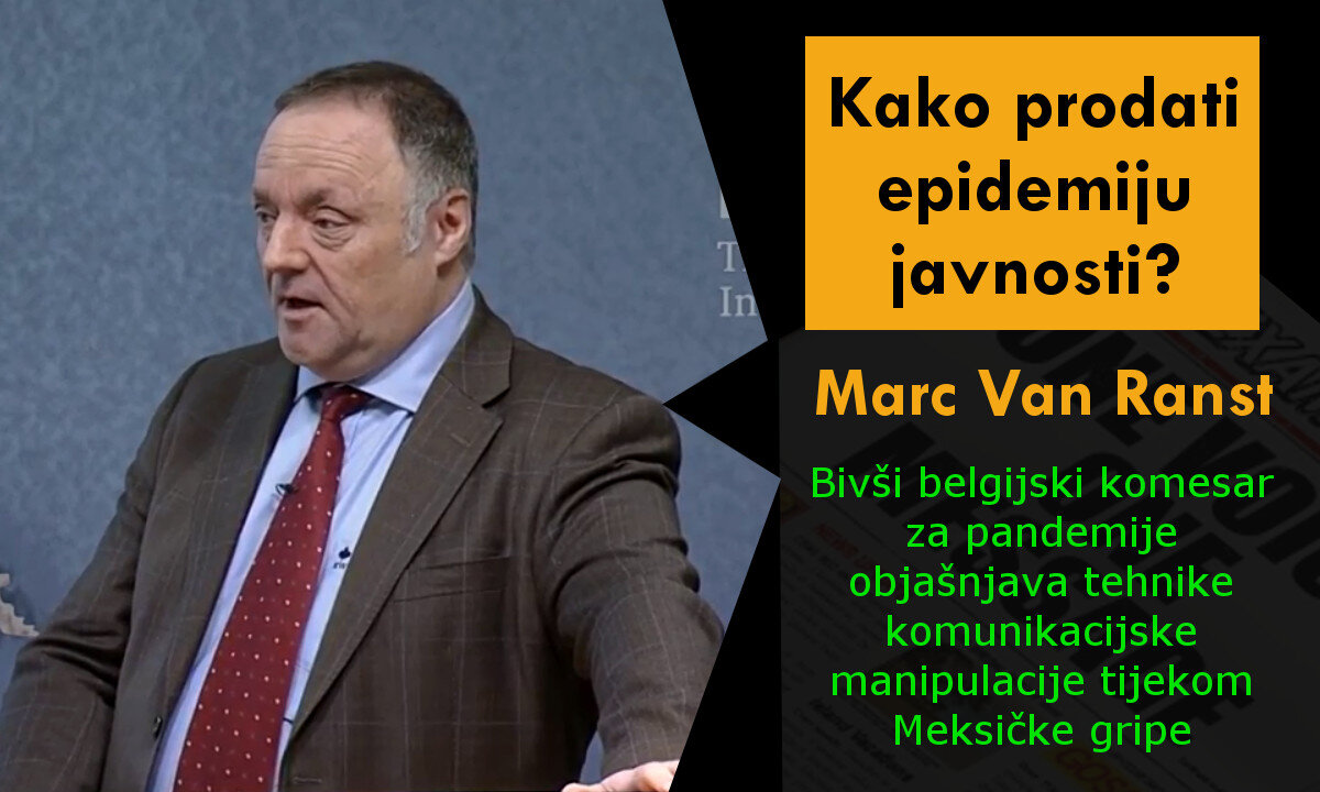 Kako prodati epidemiju javnosti? Marc Van Ranst Hrvatski prijevod