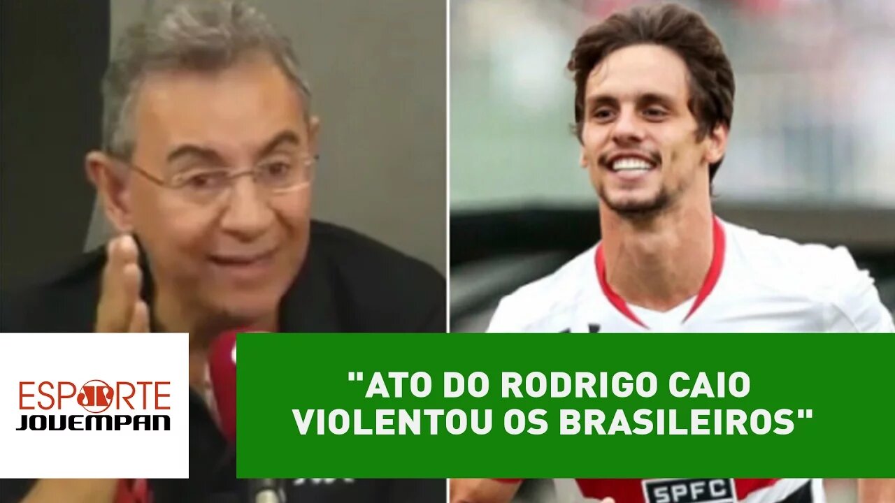 "Ato do Rodrigo Caio violentou os brasileiros", dispara Flavio Prado