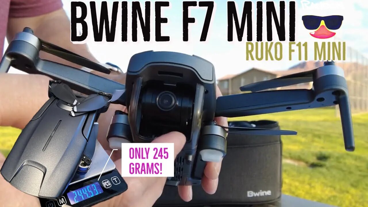 New! Bwine F7 Mini | Review | Now Under 250 Grams!