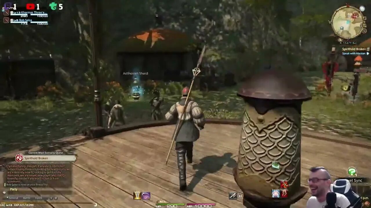 Bob Salsa Meets FF14 (MMO noob)