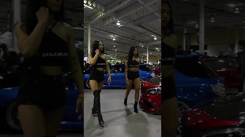 Checking out cars at the Toronto ImportExpo