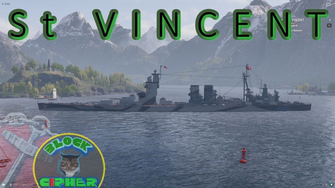 T10 BB St.Vincent in World of Warships | Randoms