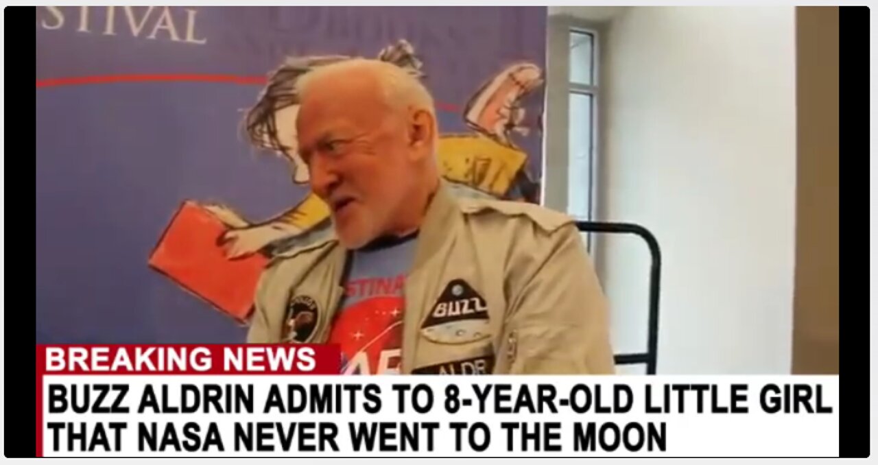 BUZZ ALDRIN ADMITS TO AN 8-YEAR-OLD GIRL THAT NASA NEVER WENT TO THE MOON