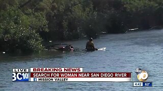 Search for missing woman near San Diego River