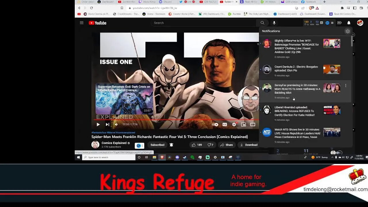 The Kings Feed. Come in and relax with me.