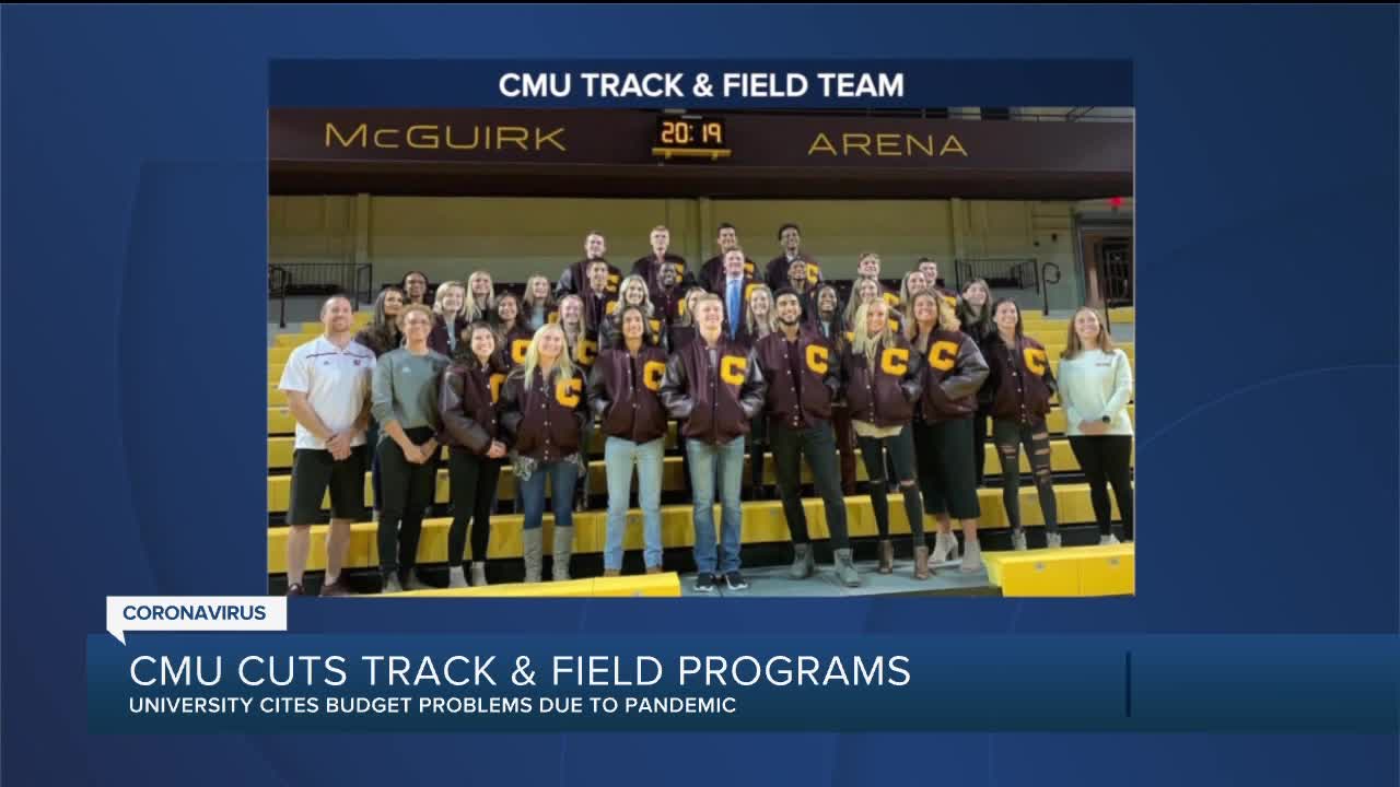 CMU eliminating men's track & field teams due to coronavirus budget cuts