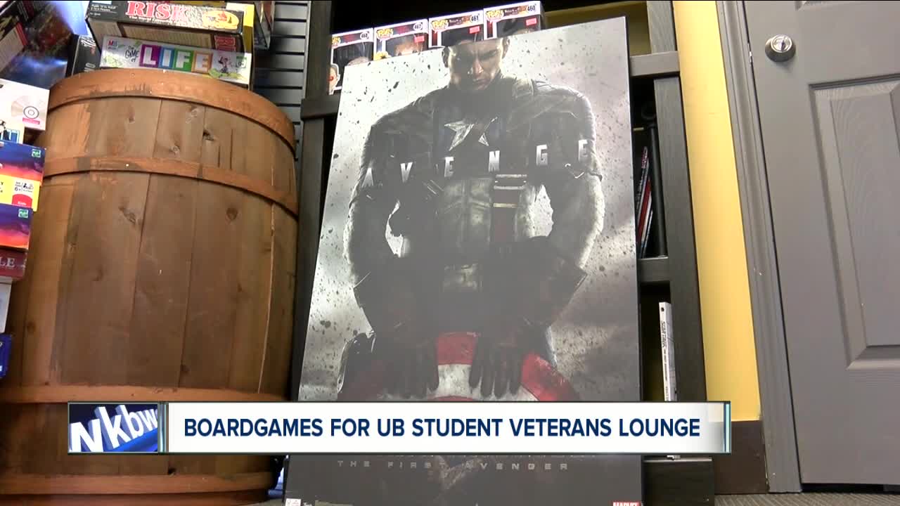 Local comic store taking board game donations to help UB student veterans reduce stress