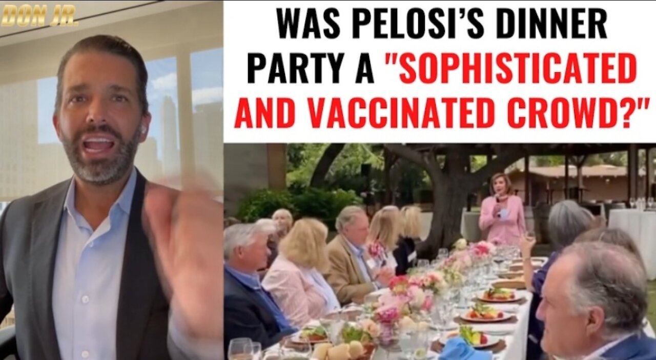 Nancy Pelosi's Dinner party without Mask