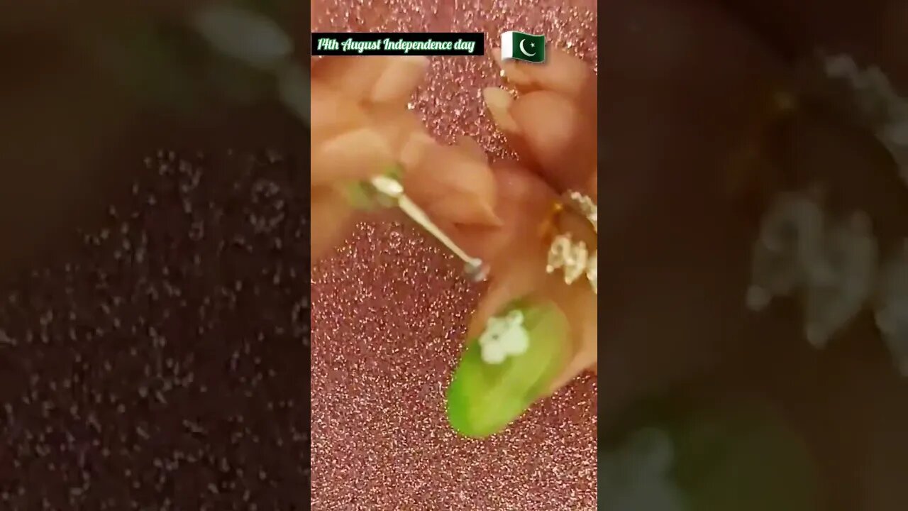 14th August Independence day nail art #mehsimcreations #ytshort #shorts #14thaugust #shortsviral