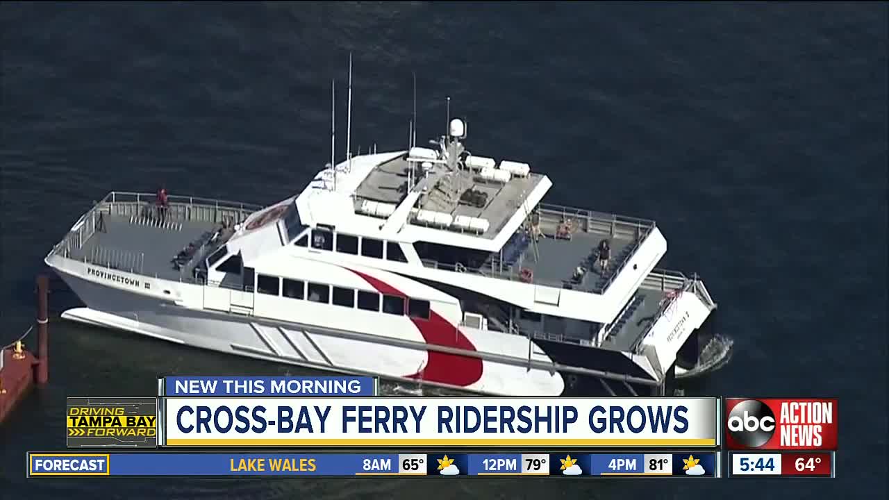 Cross-Bay Ferry sees increased ridership this season