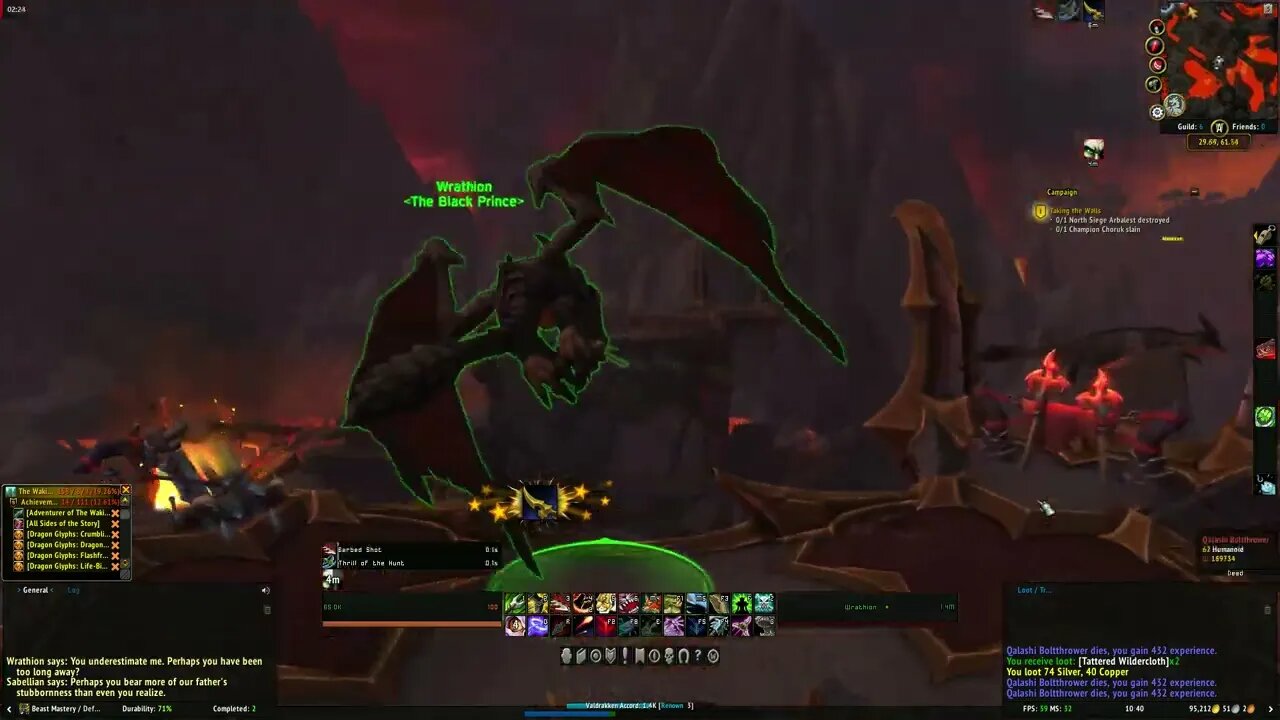 World of Warcraft Dragonflight Taking the Walls