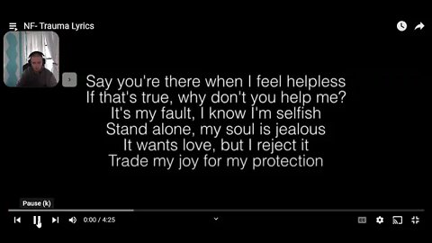 NF Trauma (Lyrics) | NF JOURNEY #42 | OrriSiorys REACTIONS