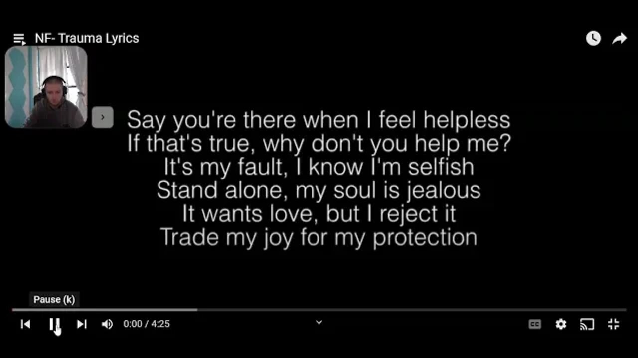 NF Trauma (Lyrics) | NF JOURNEY #42 | OrriSiorys REACTIONS