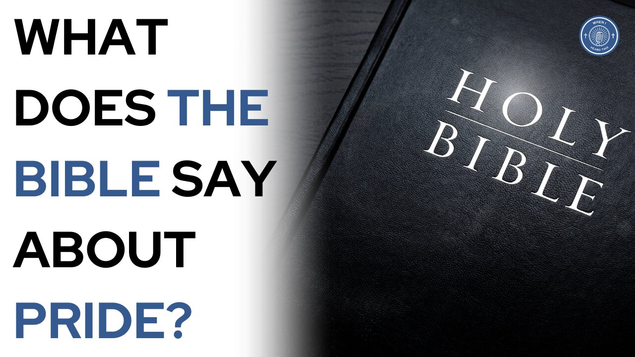What does The Bible say about pride?