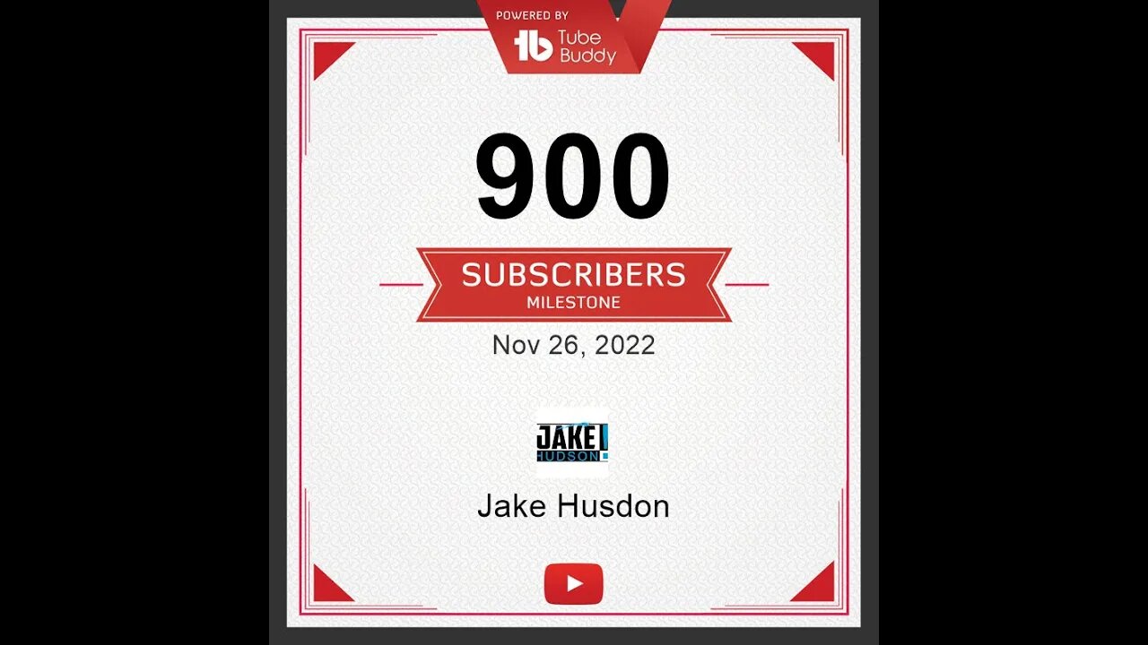 I HIT 900 SUBS