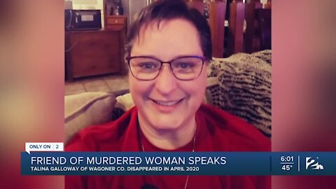 Friend of murdered woman speaks