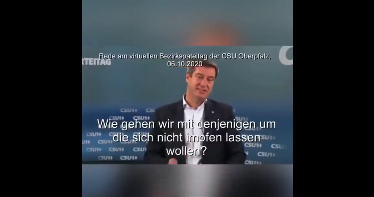 Söder: was machen wir mit Impfverweigerern