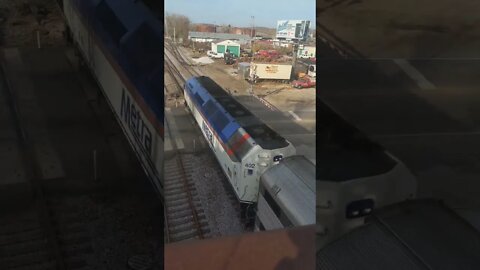 Metra 2140 on a nice November Afternoon at Rondout, IL