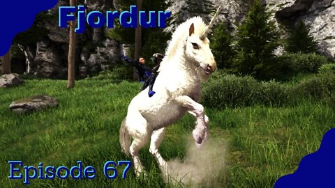 A Unicorn found while exploring! ARK Fjordur - Episode 67