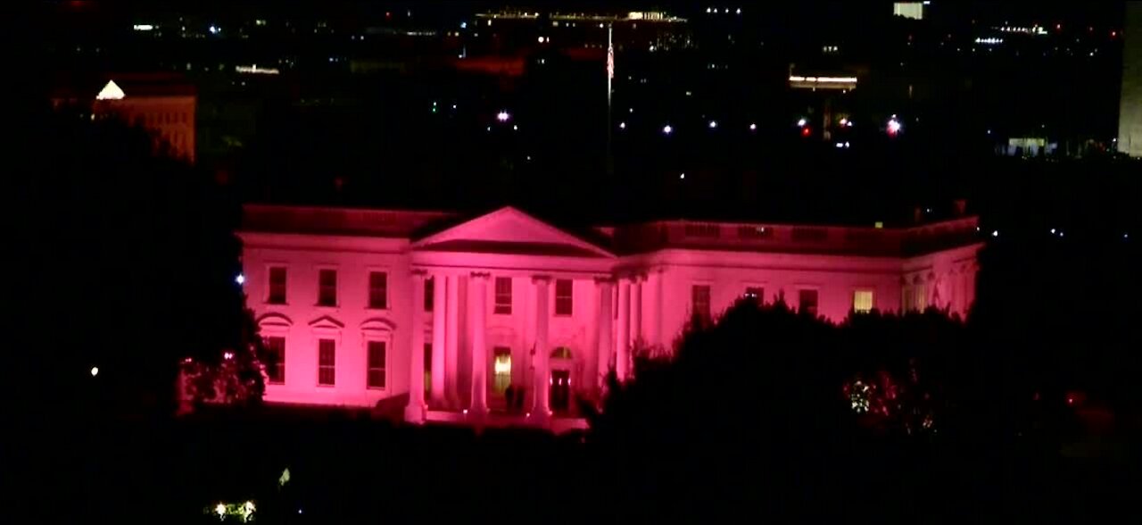 The White House goes Pink for Breast Cancer Awareness Month