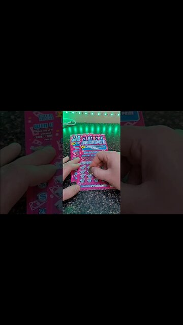 BIG WINNING scratch off lottery ticket! #lotteryticket #shorts