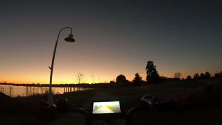 Sunset Ride on my Ebike ( Ariel Rider Grizzly )