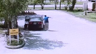 Man carjacks family, drives away with infant still inside
