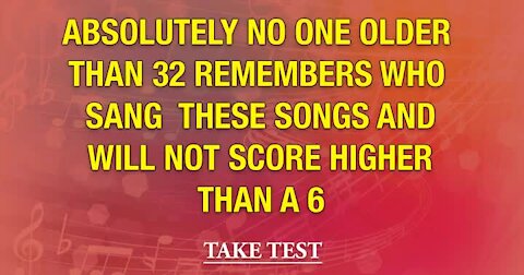 Who Sang These Songs? #10758