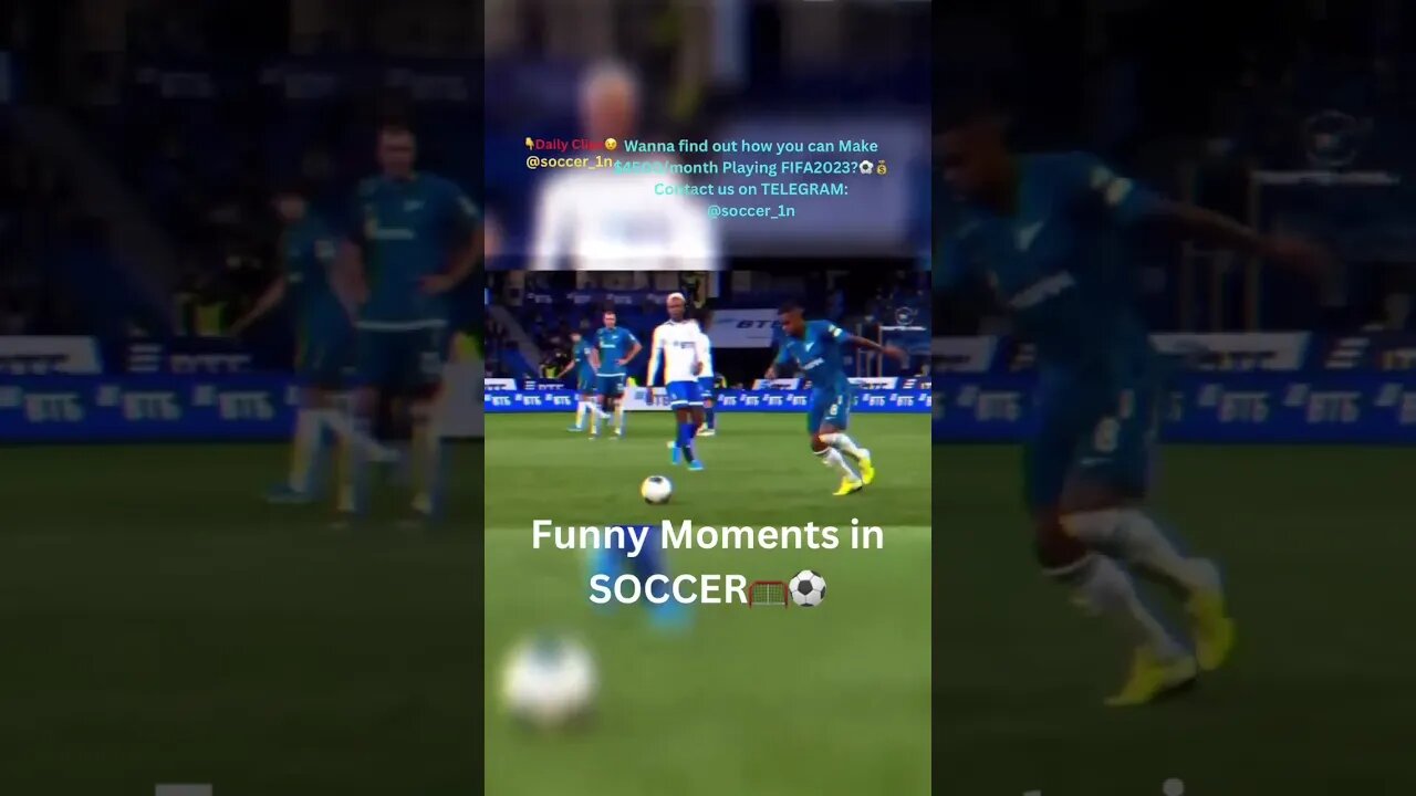 Funny Moments in SOCCER🥅⚽️ #soccer #funnymoments #fifa #fifa2023 #fifa23 #futmillionaire #football