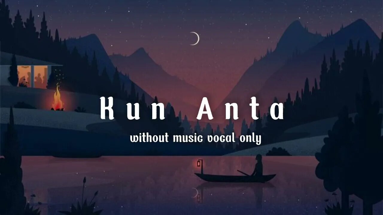 Kun Anta Humood: Soulful Vocals-Only Cover with Slowed Reverb #KunAnta #Humood #SlowedReverb