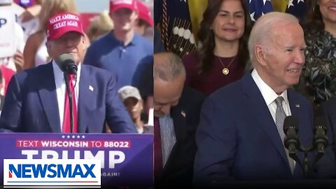 Contrasts between 'rocking' Trump and Biden couldn't be starker: Mike Huckabee | Newsline