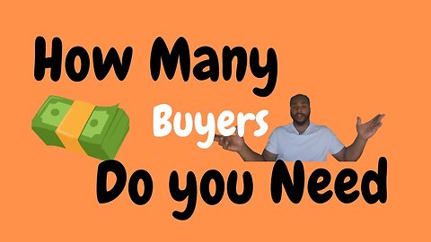 How Many Cash Buyers Do You Need for Real Estate wholesaling? #S2 #wholesalerealestate #buyerslist