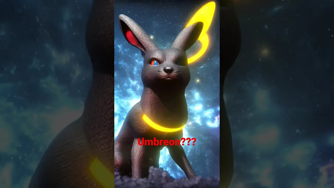 AI generated Umbreon #whosthatpokemon #pokemon