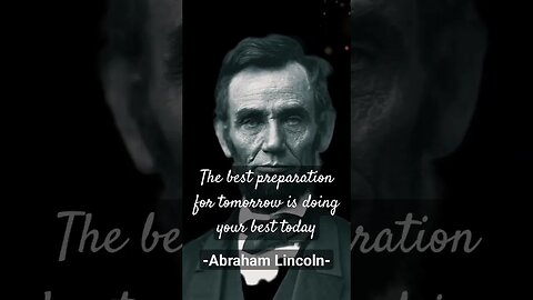 A Wise Quote from Abraham Lincoln #shorts #wisdom #motivation