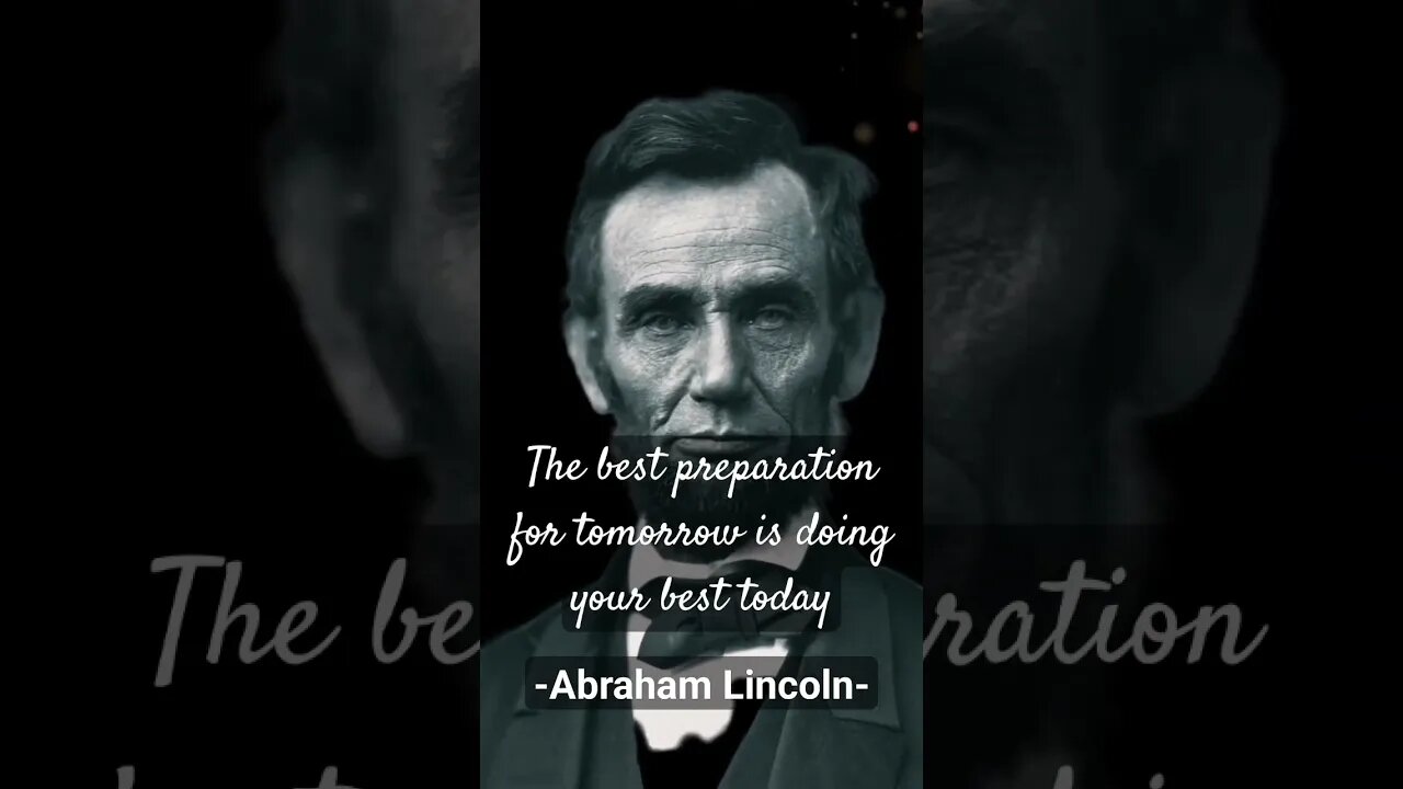 A Wise Quote from Abraham Lincoln #shorts #wisdom #motivation