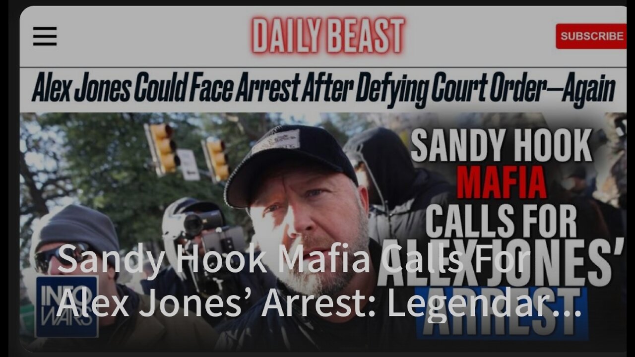 Sandy Hook Mafia Calls For Alex Jones’ Arrest: Legendary Talk Show Host Responds