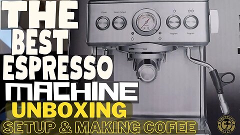 The Best Espresso Machine Under $500! The Bella Pro Series: Unboxing, Setting Up, and Making Coffee