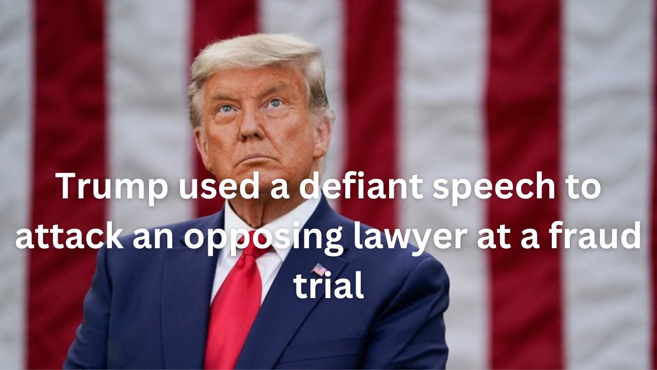 Trump's Defiant Stand: A Civil Fraud Trial Breakdown