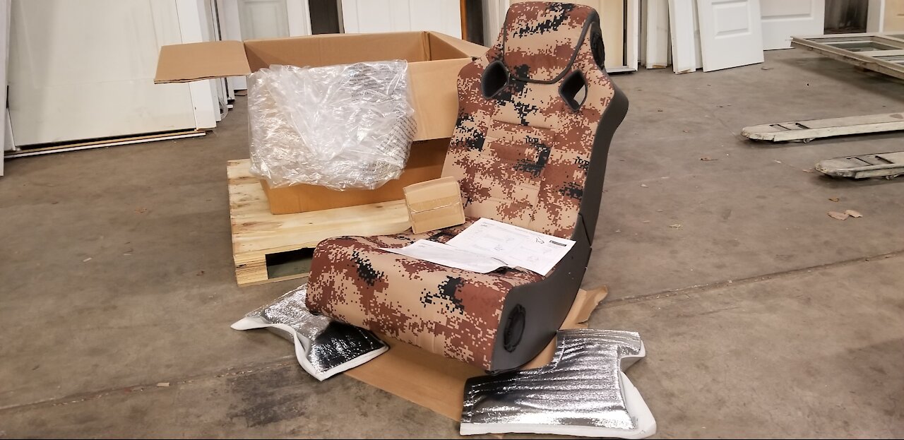 BigBoxLiquidation.com Resale Pallets Offer X-Rocker Camo Wifi Vibrating Electronic Gaming Chairs
