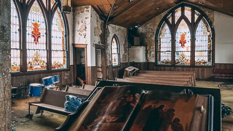 Exploring an Abandoned Catholic Church in Northern, Illinois with everything left behind.