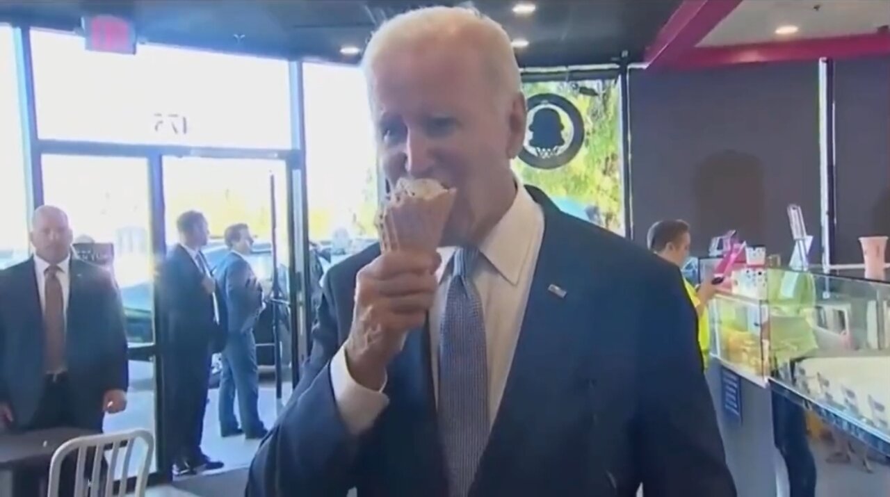 Ice Cream Joe Biden: Our Economy Is Strong As Hell