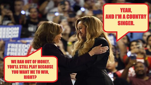Harris campaign $20m in debt. Couldn't afford to pay for concerts.