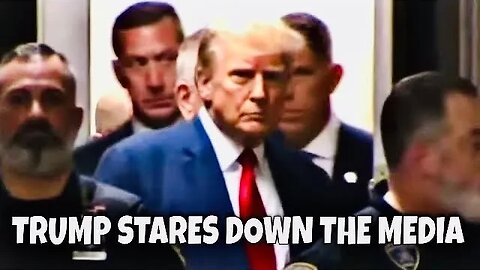 🚨BREAKING: Donald Trump makes no comment to the media as he enters the courtroom to be arraigned