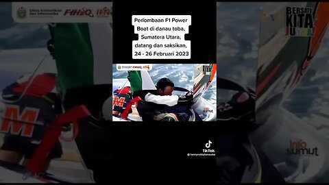 F1 BOAT DANAU TOBA #danautoba , #shorts , #viral #fyp