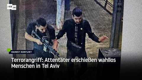 Terrorangriff: Attentäter erschießen wahllos Menschen in Tel Aviv